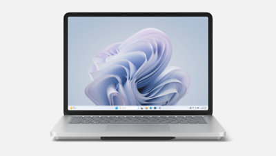 A  Surface Laptop Studio 2 in Laptop Mode.