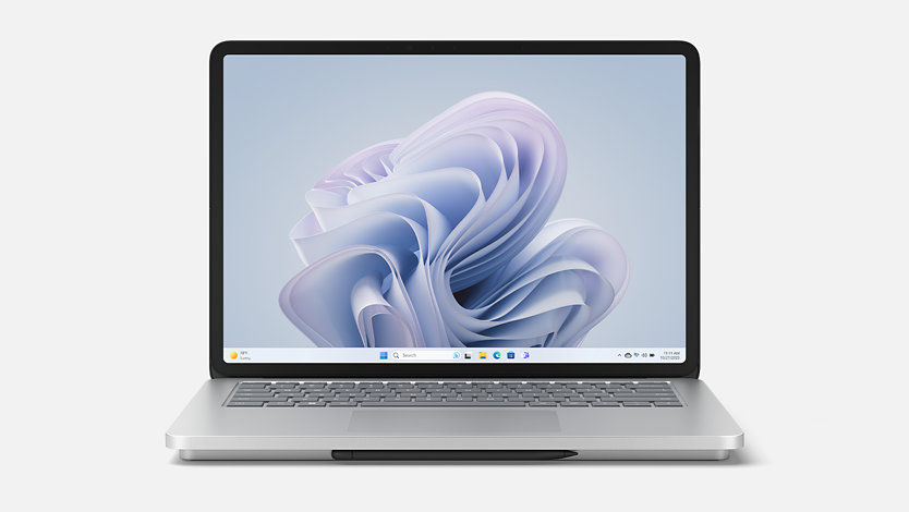A Surface Laptop Studio 2 in Laptop Mode.