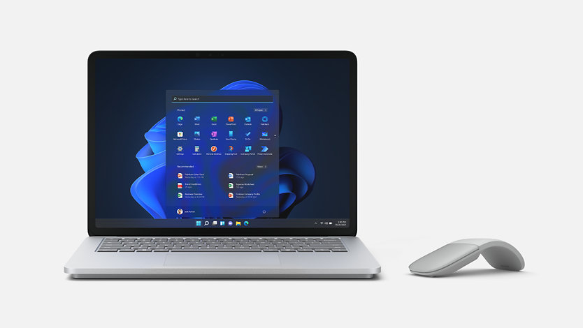 Surface Laptop Studio and Arc Mouse bundle.