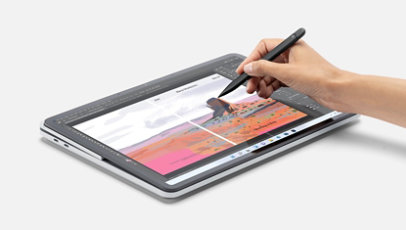 Imagen de Surface laptop Studio y Slim Pen.