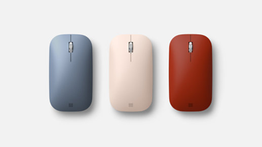 Surface Mobile Mouse in three colors.