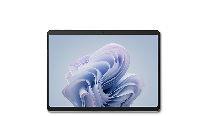 Un dispositivo Surface Pro 10 per le aziende nel colore Platino.