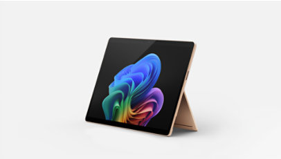 A Surface Pro, 13-inch in the color Dune.