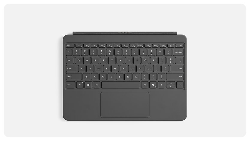 Um Teclado para Surface Pro de 12 polegadas em Ardósia.