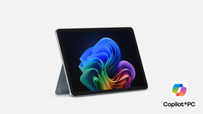 Ein Surface Pro, Copilot+ PC, 12 Zoll in der Farbe Ozean.