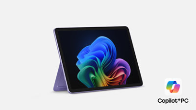 A Surface Pro, Copilot+ PC, 12-inch in the color Violet.