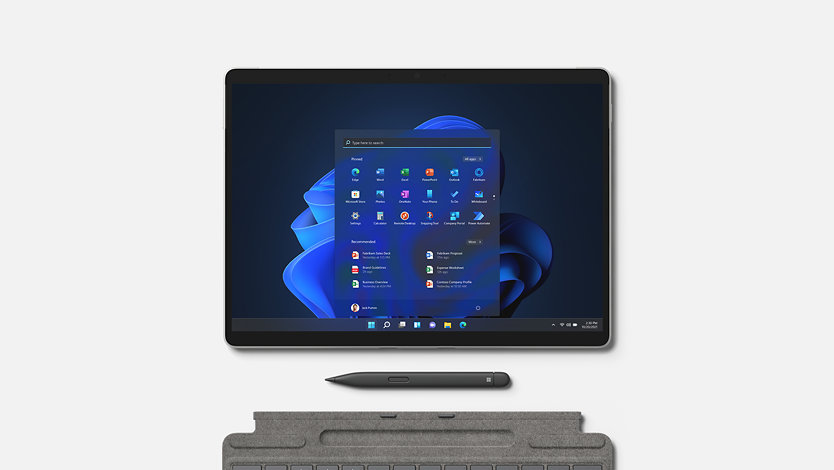 Un Surface Pro 8 pour l’entreprise.