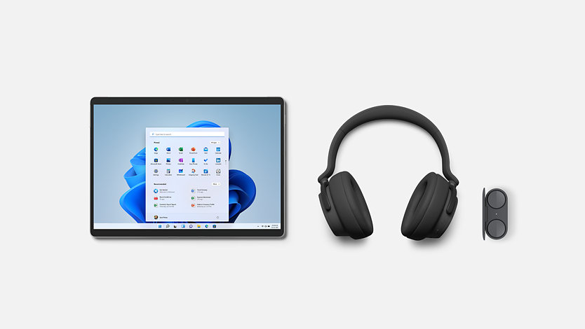 Imagen de accesorios Surface Headphones y Surface Earbuds 