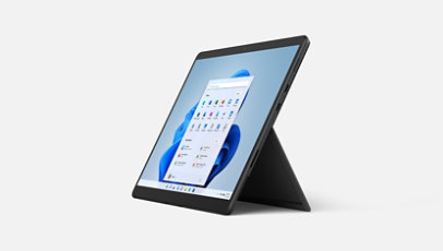 A Surface Pro 8 in Graphite.