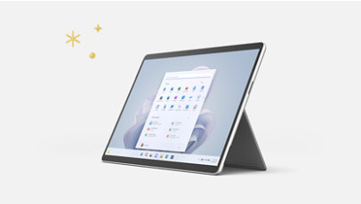 A Surface Pro 9 tablet.