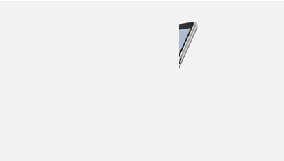 Ansicht eines Surface Pro 9 for Business aus schrägem Winkel mit Pen.