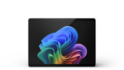 Een Surface Pro voor zakelijk gebruik, Copilot+ PC (Intel) in de kleur Platina.