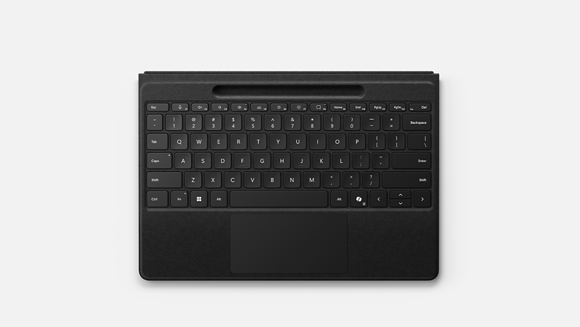 A Surface Pro Flex-toetsenbord voor zakelijk gebruik.
