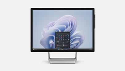 A front view of Surface Studio 2+ for Business.