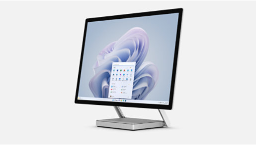 An angled view of Surface Studio 2+.