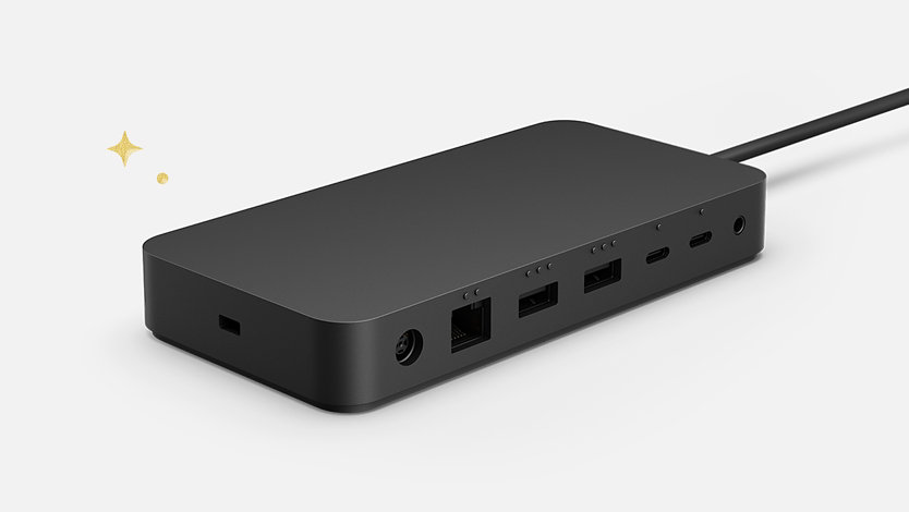 A Surface Thunderbolt Dock 4 for Business.