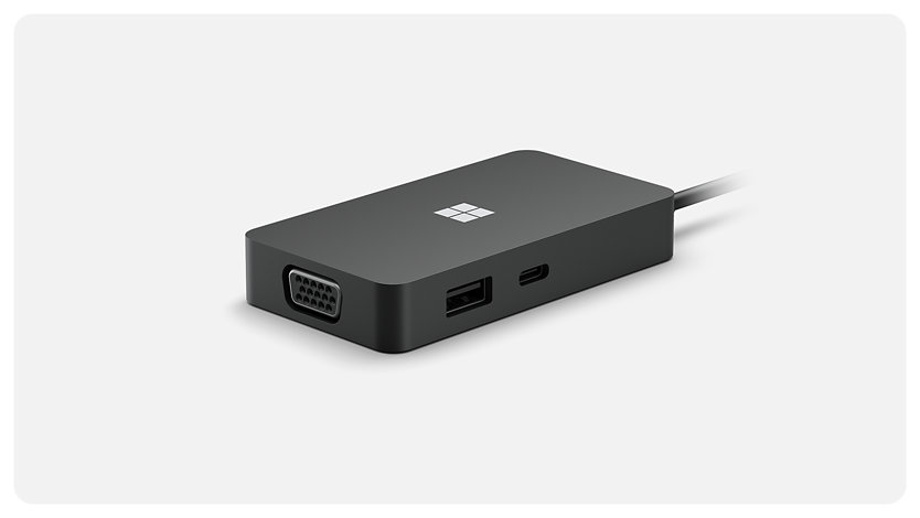 A Surface USB-C Travel Hub.