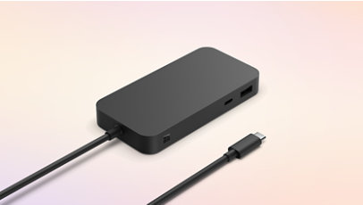 A Surface USB4 Dock for Business and USB-C® cable.