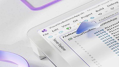 A close-up of a Visual Studio screen.