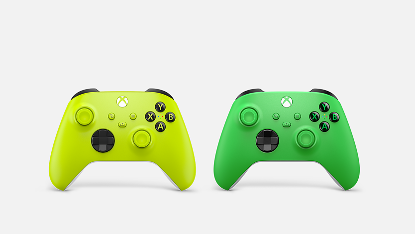 https://cdn-dynmedia-1.microsoft.com/is/image/microsoftcorp/Content-Card-Xbox-Accessories-Controllers-Yellow-Green?fmt=png-alpha&wid=834&hei=470&fit=crop