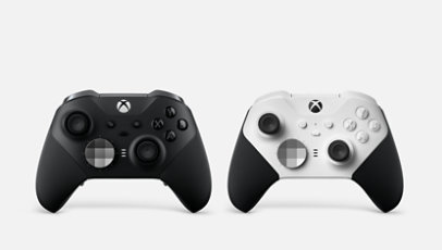 Schuine weergave van de Xbox Elite Wireless Controller