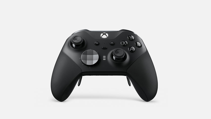 Front view of the Xbox Elite Wireless Controller Series 2. 