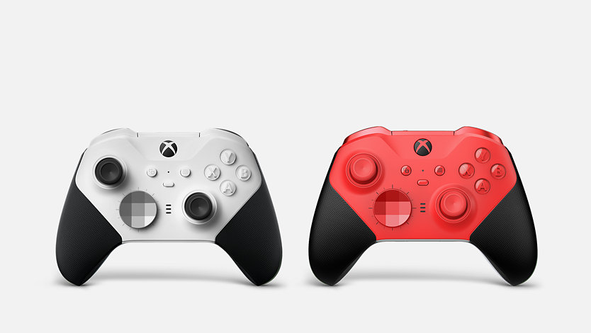 Manette Xbox Elites Series 2 Core en blanc et rouge
