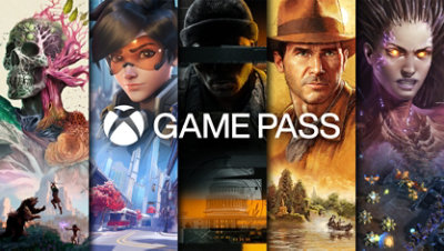 Una vasta gamma di giochi disponibili con Xbox Game Pass.