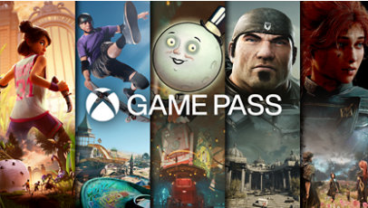 Eine Vielzahl von Spielen, die mit Xbox Game Pass erhältlich sind.