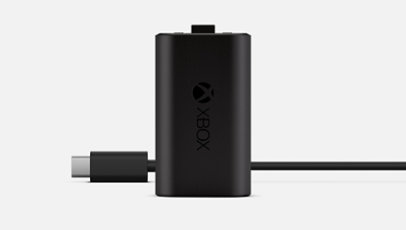 Immagine di una batteria ricaricabile per Xbox + USB-C