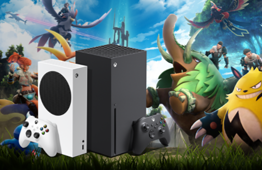 Palworld featured with Xbox Series S and X.