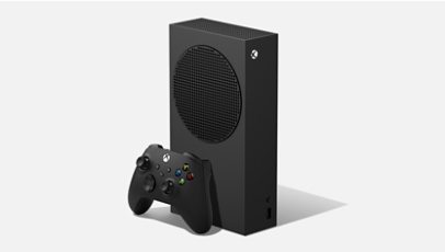 An Xbox Series S 1 TB Console in Black. 