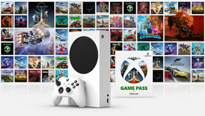 Xbox Series S – Discovery Pack met Game Pass Ultimate. 