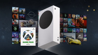 An Xbox Series S with Game Pass.