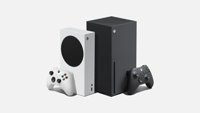 Eine Xbox Series S und eine Xbox Series X.