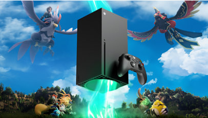 Palworld featured with Xbox Series X bundle.