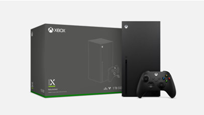 A refurbished Xbox Series X.