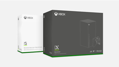 Gerenoveerde Xbox Series S en Series X.