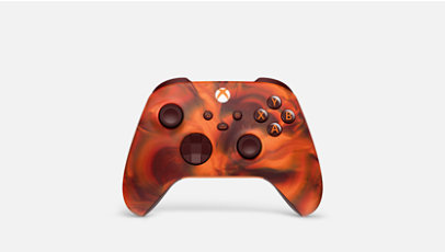 Mando inalámbrico Xbox naranja – Edición especial Fire Vapor.
