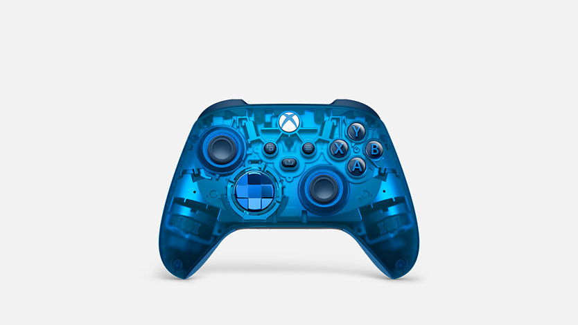 A special edition Xbox Wireless Controller in Sky Cypher.