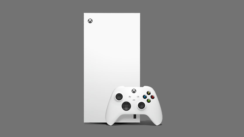 XBOX Series X – 1TB Digital Edition in Robot White.