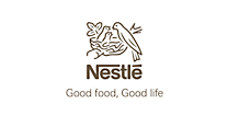 Het Nestlé-logo Good food, Good life.