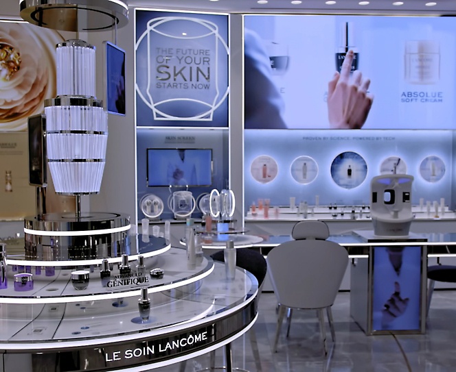 An image of a laboratory for le soin lancome