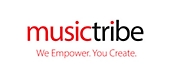 Logo de music tribe avec les mots « nous vous donnons les moyens de créer ».