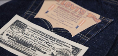 Levi’s denim garment with branded label and stitching details.