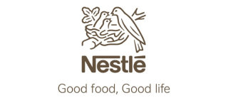 Nestle good food good life logo.