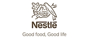 Λογότυπο Nestle καλό φαγητό καλή ζωή.
