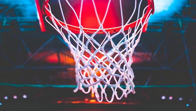 Afbeelding van een basketbalkorf