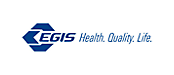 O logótipo da EGIS. Health. Quality. Life.