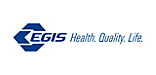 O logótipo da EGIS. Health. Quality. Life.